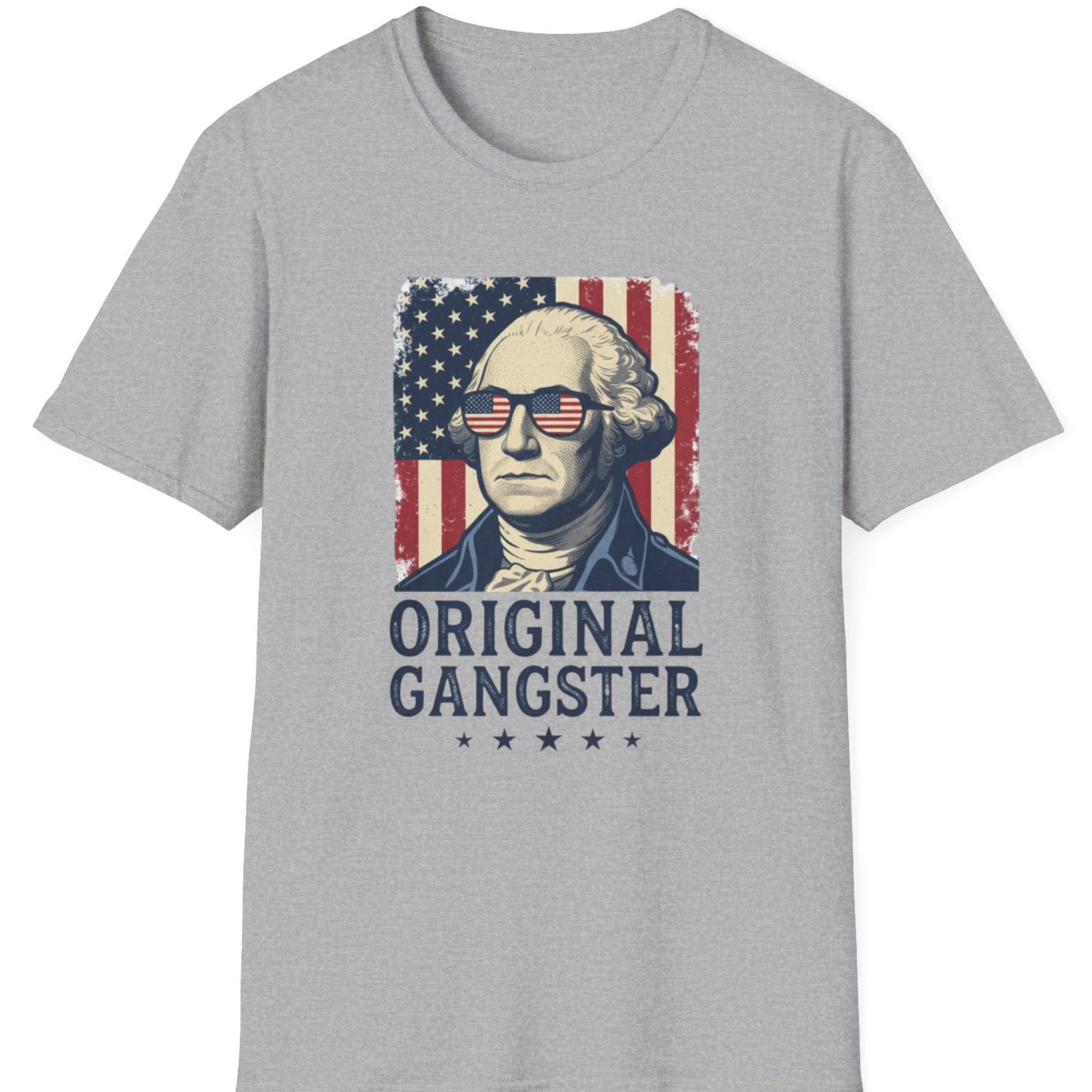 Original Gangster George Washington T-Shirt USA
