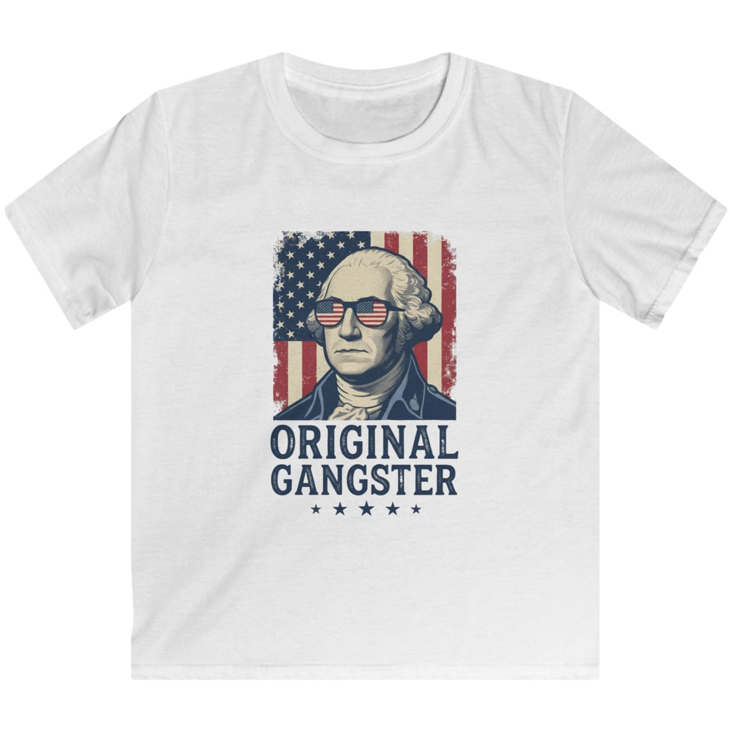 Kids T-shirt — "Original Gangster" George Washington