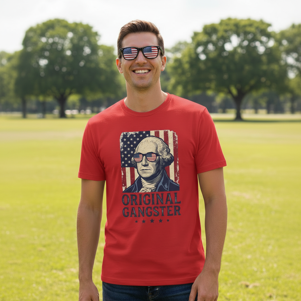 Original Gangster Red Tee - Square Product Card